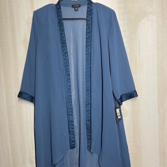 NWT‎ Le Bos blue kimono jacket, size 16 - Picture 1 of 14